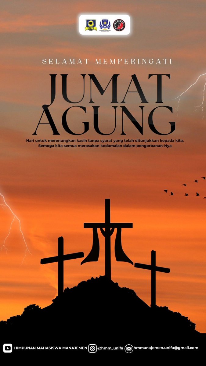 Jumat Agung mengajarkan kita tentang kasih dan pengorbanan yang tulus. Semoga momen ini menginspirasi kita untuk hidup dengan kasih, saling menghargai, dan membawa kedamaian bagi sesama.

*#AKSIOMA*
*#KUASAI*