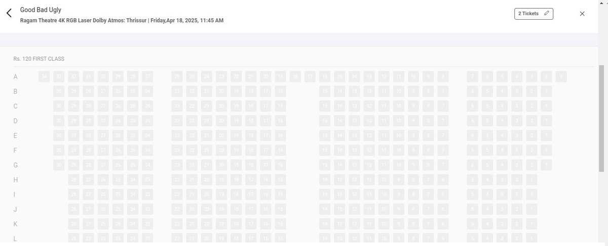 MalayalamReview's tweet photo. #GoodBadUgly Kerala 200+ screens in second week! The prestigious Ragam Theatre in Thrissur is almost full for today's morning show💥 https://t.co/4mdhkRb8o6