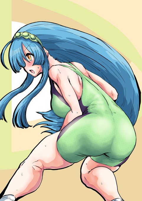 今日の日課はレスリングウェアずん子さんです 