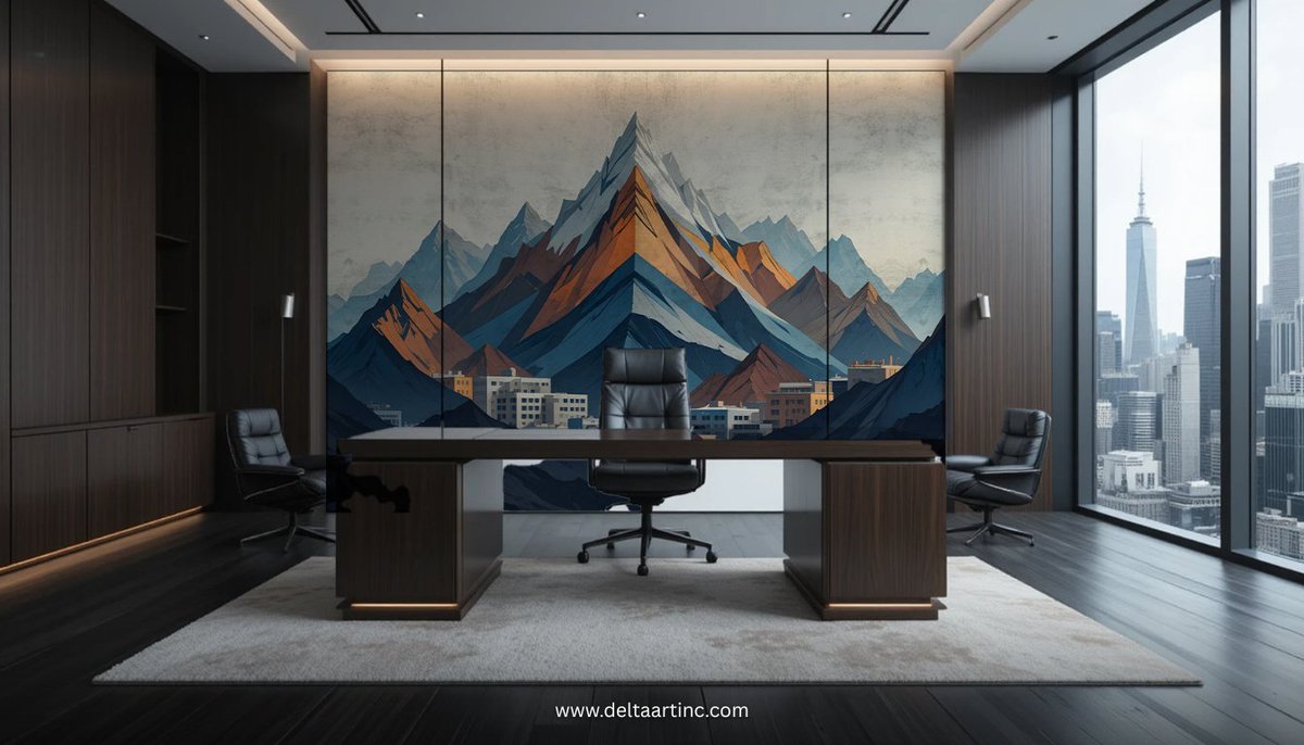 deltaartinc's tweet photo. New wallpapers alert from Delta Art!
🏔️ Jagged Mountain Journey — bold &amp; adventurous
🎨 Mountain Peak &amp; Palette — urban-meets-nature vibes
👉 Which one would you choose for your walls? https://t.co/v3agk4lbGu