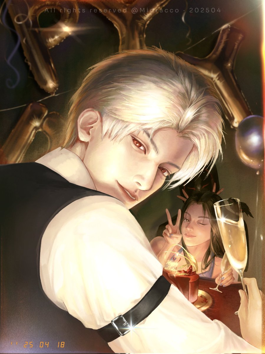 𝑯𝒂𝒑𝒑𝒚 𝑩𝒊𝒓𝒕𝒉𝒅𝒂𝒚🥂

#Sylus #SylusWhereHeartsLive #LoveandDeepspace #SylusBirthday #painting