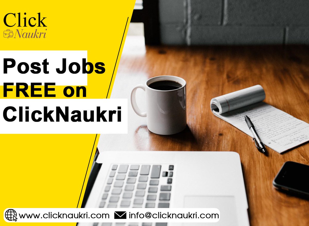 ClickNaukri's tweet image. 🚀 Grow Your Team Without Spending a Rupee – Post Jobs FREE on ClickNaukri!

Hiring made easy and absolutely FREE with ClickNaukri! 🎯 
✅ Unlimited FREE job postings 
✅ Fast, easy, and effective ⏳

📢 Don’t wait — start hiring now! 👉 clicknaukri.com
#FreeJobPosting