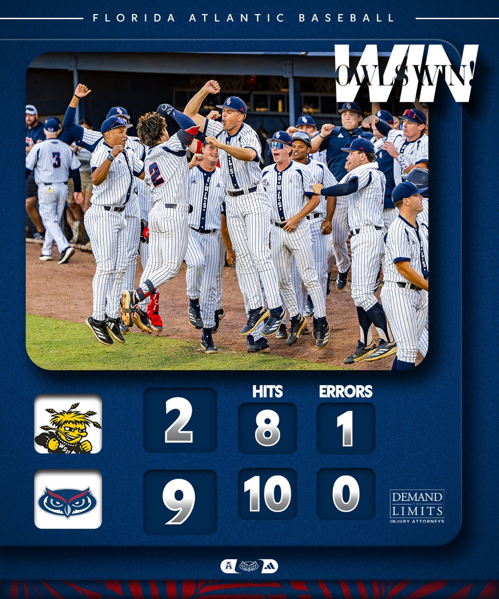 Owls take the series opener! #WIP🏝️