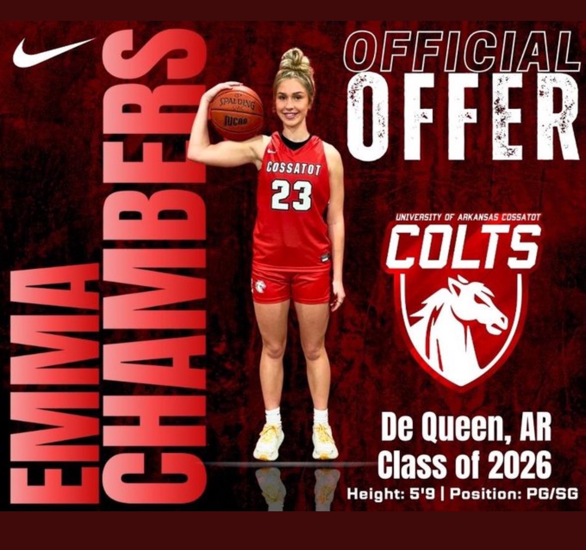 Emma Chambers (@emmarosey30) on Twitter photo Thank you <a href="/Coach__Stan/">Stan Asumnu</a> for the official offer to play basketball for the UA Cossatot Colts! Thank you <a href="/Coach__Stan/">Stan Asumnu</a> for the official offer to play basketball for the UA Cossatot Colts!