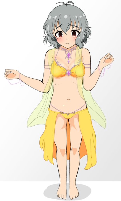 由愛ちゃんに妖精の女王と言ってかな子版を着せてカメラテスト 