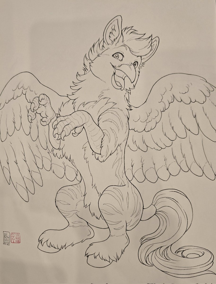 The other commission I got at TFF. It's not a plane, it's a bird. 💙

Gotta appreciate <a href="/KoiFeeshh/">KoiFesh</a> for motivating my ass to leave bed on Friday morning. Couldn't believe that <a href="/Kaceyfish/">Kacey Miyagami</a> was actually open for commissions when I walked by. Legendary furry artist. Thank you so much!