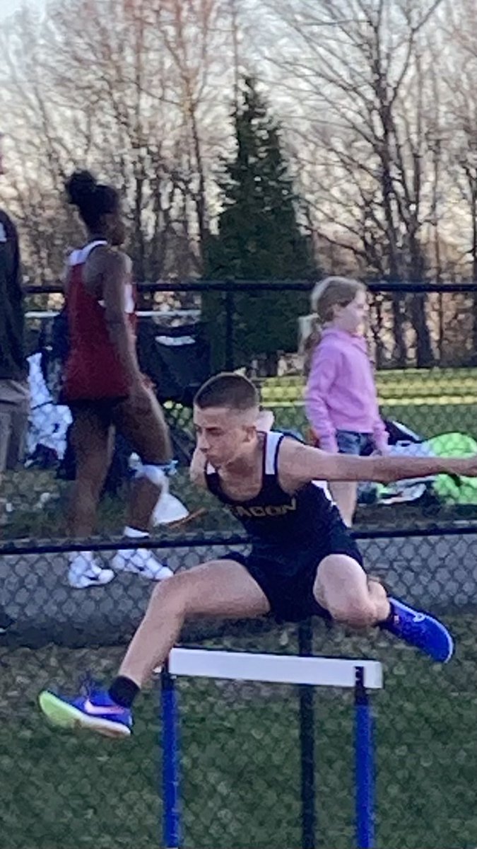 Ben Seaman with a new PR in the 400 hurdles Beacon had 6 athletes in the 400H today (Spiak, Timm, Nicholson, Seaman, Franklin, and Miller) So exciting!!!