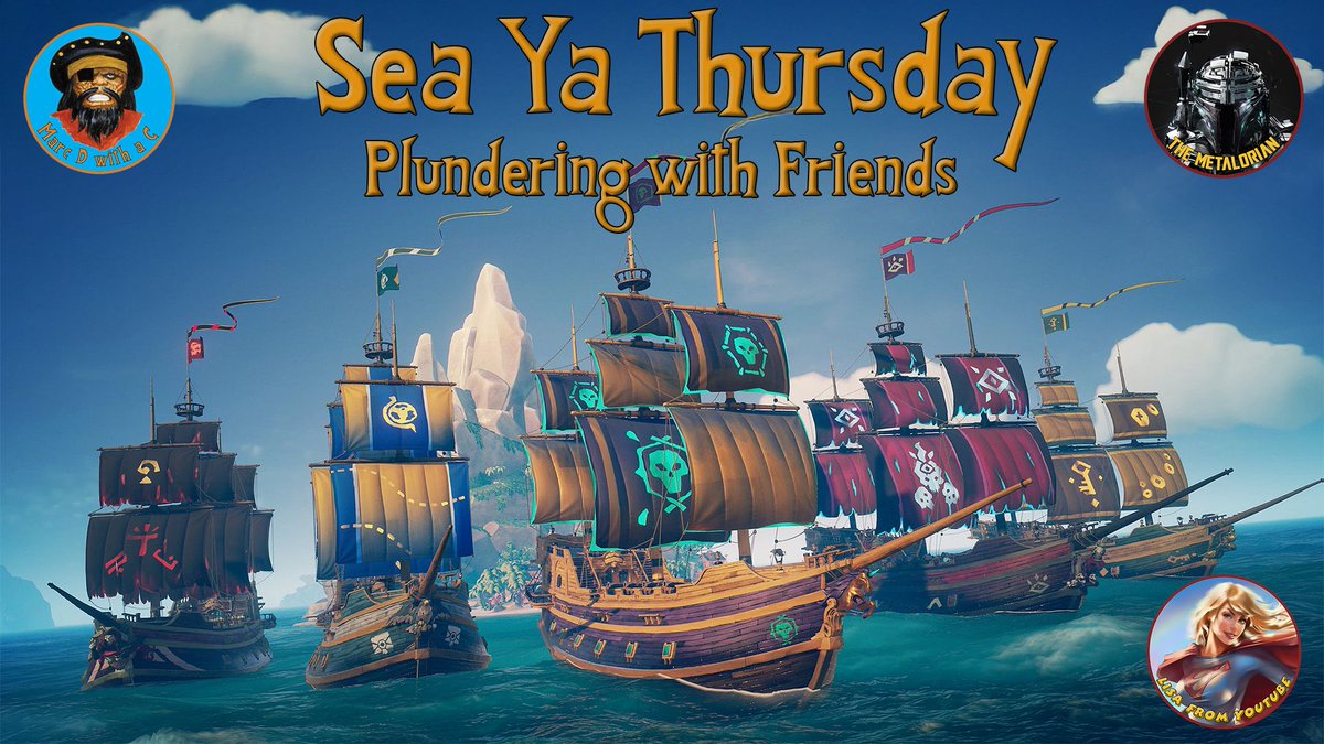 Marc D with a C (@marcdwithac) on Twitter photo Sea Ya Thursday! 10:30PM PM EST Playing Sea of Thieves with <a href="/LisaFromYoutube/">LisaFromYoutube</a>, <a href="/X_Metalorian_X/">The Metalorian</a> and friends!!! youtube.com/live/qdrvdbvL4… Sea Ya Thursday! 10:30PM PM EST Playing Sea of Thieves with <a href="/LisaFromYoutube/">LisaFromYoutube</a>, <a href="/X_Metalorian_X/">The Metalorian</a> and friends!!! youtube.com/live/qdrvdbvL4…