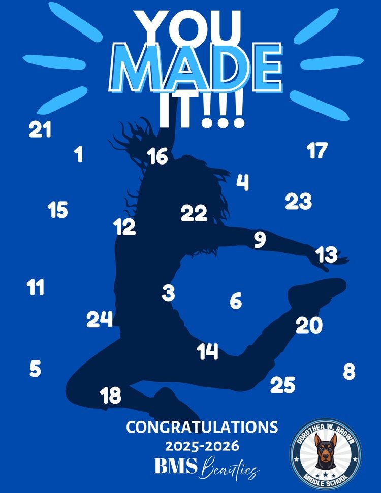 Congratulations to our 25-26 BMS Beauties! 🐾🩵
