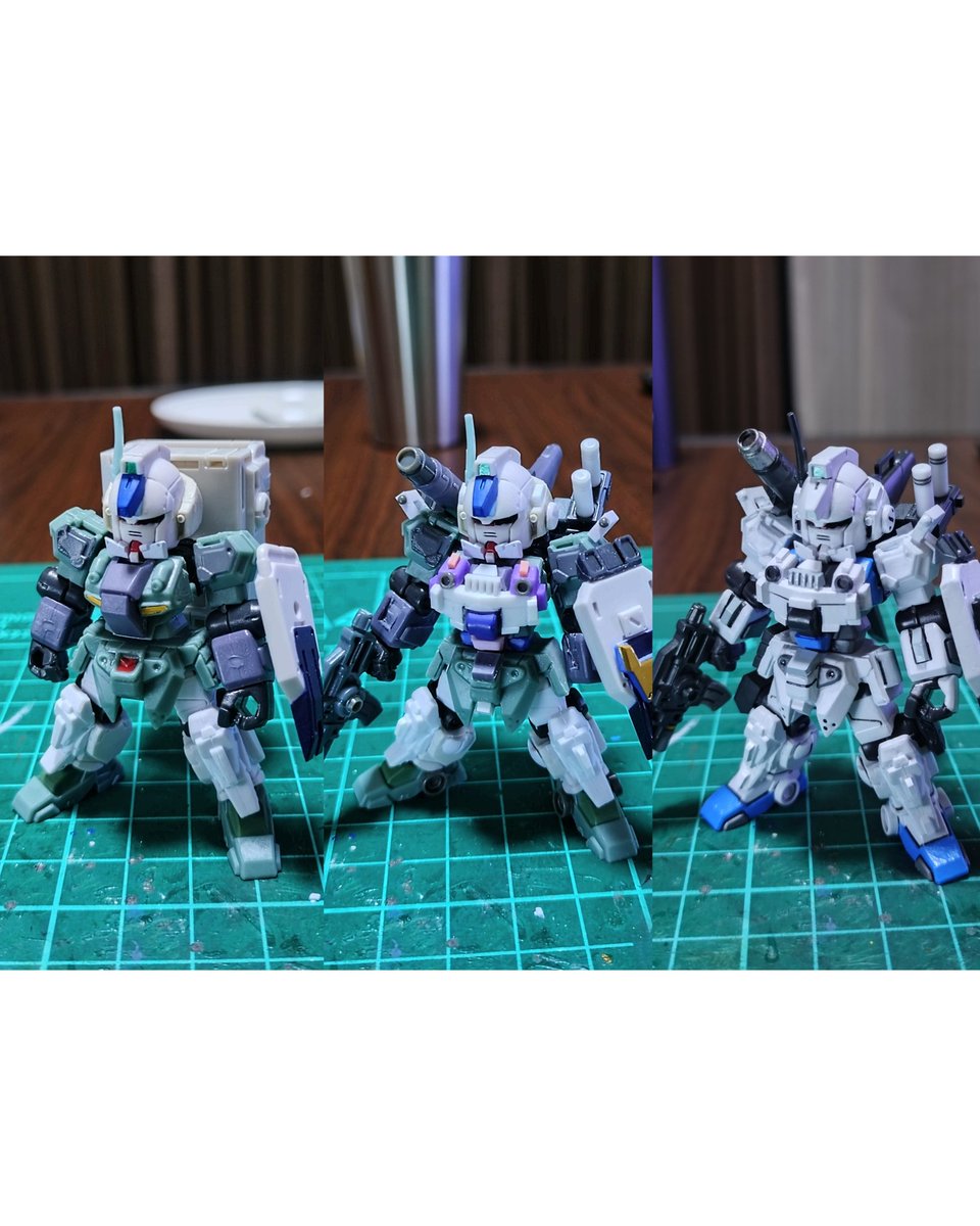 モビルスーツアンサンブル Ez8完成(*´Д｀)✨ 背中に肩キャノンと可動式