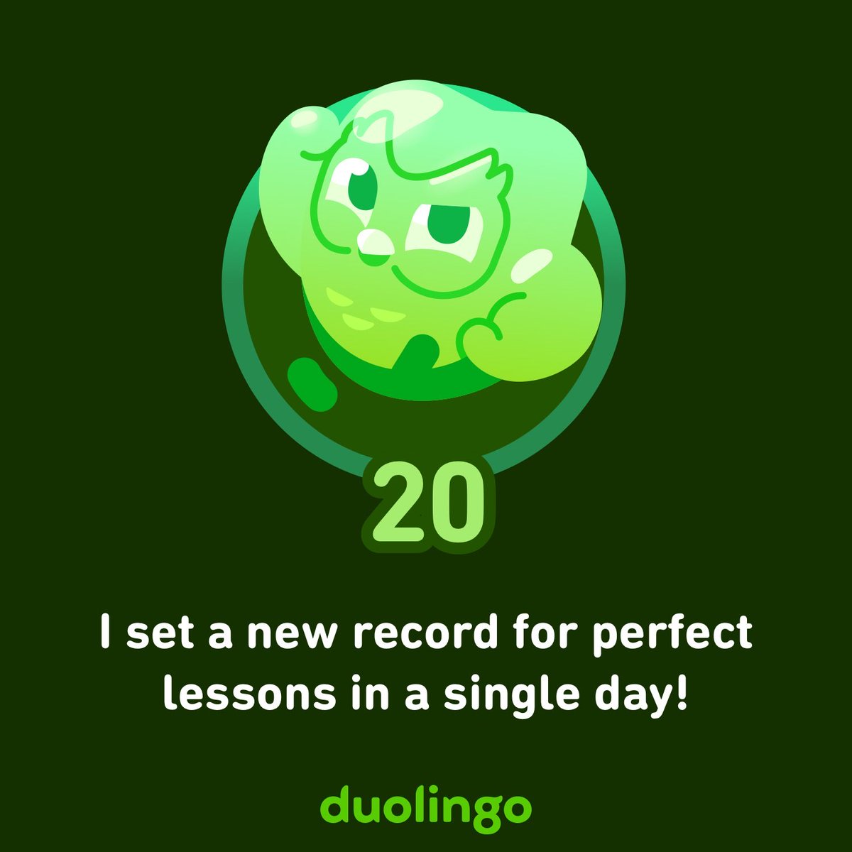 darlaH84's tweet photo. I earned an achievement on Duolingo! It’s free, fun, and effective for learning languages. https://t.co/ko2bYbOeoz