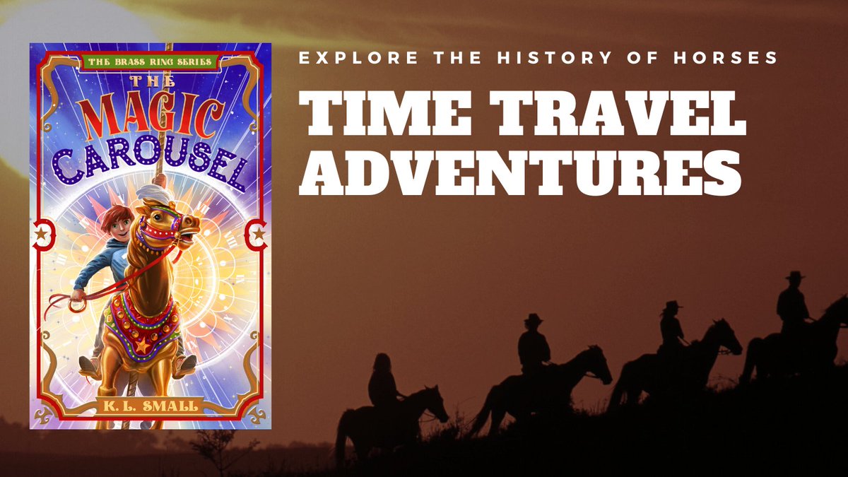 Kathleen Small (@klsmall_author) on Twitter photo Time travel riding on carousel horses turned into real horses in historic settings. Follow a 10yo boy on wild adventures. Available on Amazon.
#timetravel #adventure #carousel #booktwt #middlegradebook #Horses Time travel riding on carousel horses turned into real horses in historic settings. Follow a 10yo boy on wild adventures. Available on Amazon.
#timetravel #adventure #carousel #booktwt #middlegradebook #Horses