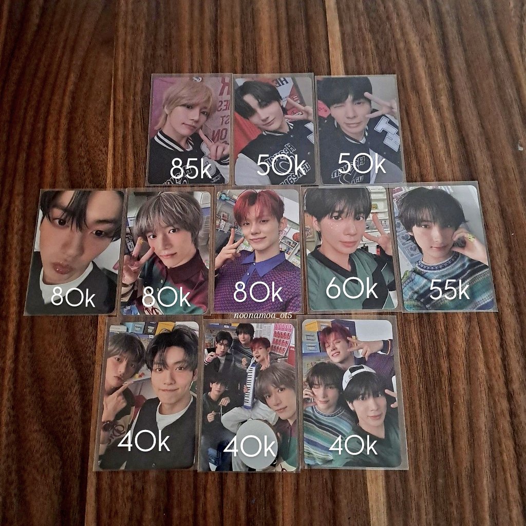 Help rt &amp; like moa
WTS/ Want To Sell Photocard txt

✔️not for sensitive buyer
✔️ condi by dm
✔️ww must have ina address
✅ share go

take all only (exc adm 🍊)
t. lfb wts wtb txt ,decokit ,sg25,pc cassette tape speaker ver,photocard yeonjun soobin taehyun beomgyu hueningkai