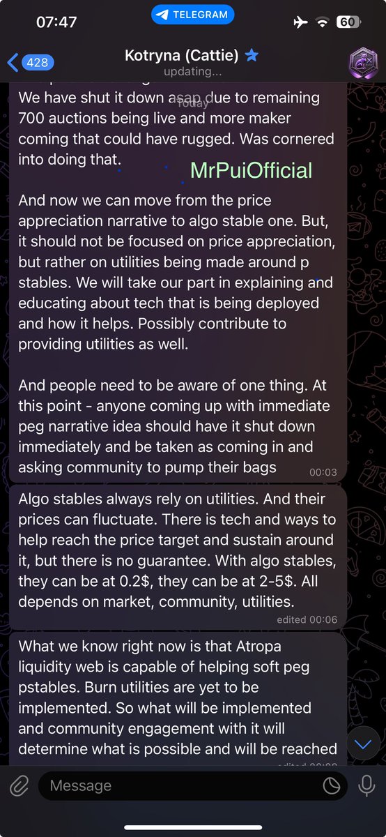 MrPuiOfficial's tweet photo. #pDai final moment of #pMKR‼️
1.
I just want to give proof that pMKR is finished, so many misinformation about the failed function calls inside the internal transaction
So sadly to said we have to put off behind the makerdao system and embrace with new "atropadao" https://t.co/6fMY9LLO39