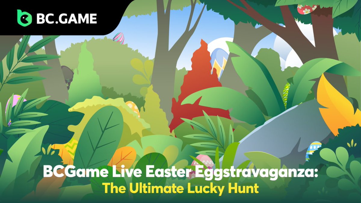 BCGame Live (@bcgamelive) on Twitter photo 🐣 BCLive Easter Eggstravaganza: The Ultimate Lucky Hunt! 🎉🥚
Think you have sharp eyes? 🔍 Spot the hidden Easter eggs in our event poster & WIN $15! 🎁|
🎯 How to Participate?
✅ Follow <a href="/bcgamelive/">BCGame Live</a>
✅ Count the total Easter eggs in the poster 🧐
✅ Comment below with your 🐣 BCLive Easter Eggstravaganza: The Ultimate Lucky Hunt! 🎉🥚
Think you have sharp eyes? 🔍 Spot the hidden Easter eggs in our event poster & WIN $15! 🎁|
🎯 How to Participate?
✅ Follow <a href="/bcgamelive/">BCGame Live</a>
✅ Count the total Easter eggs in the poster 🧐
✅ Comment below with your