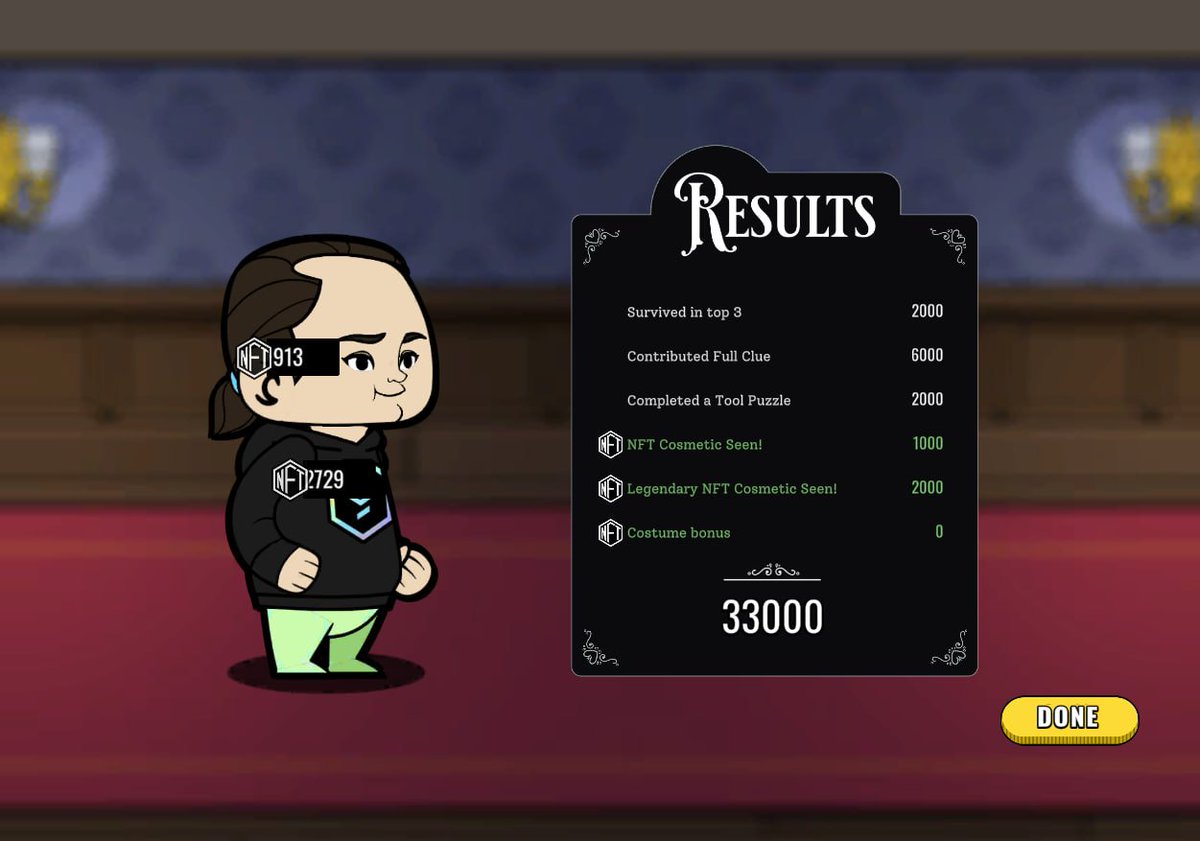 I Completed the Attentive Guest in YGG Gap S9 quest LFG!

<a href="/YieldGuild/">Yield Guild Games</a> <a href="/InviteToMystery/">The Mystery Society</a>