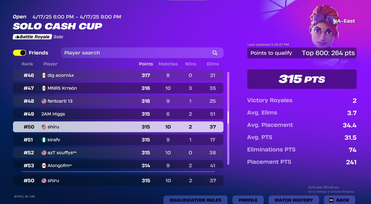 malixbl's tweet image. qualed 2/2 when I can play finals