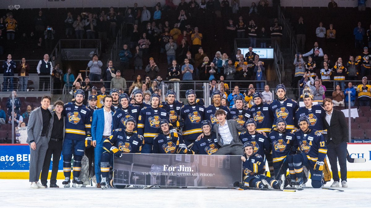 ErieOtters's tweet photo. Yesterday, Today, Tomorrow and Forever - For Jim ππ https://t.co/y8FzN4YY4B