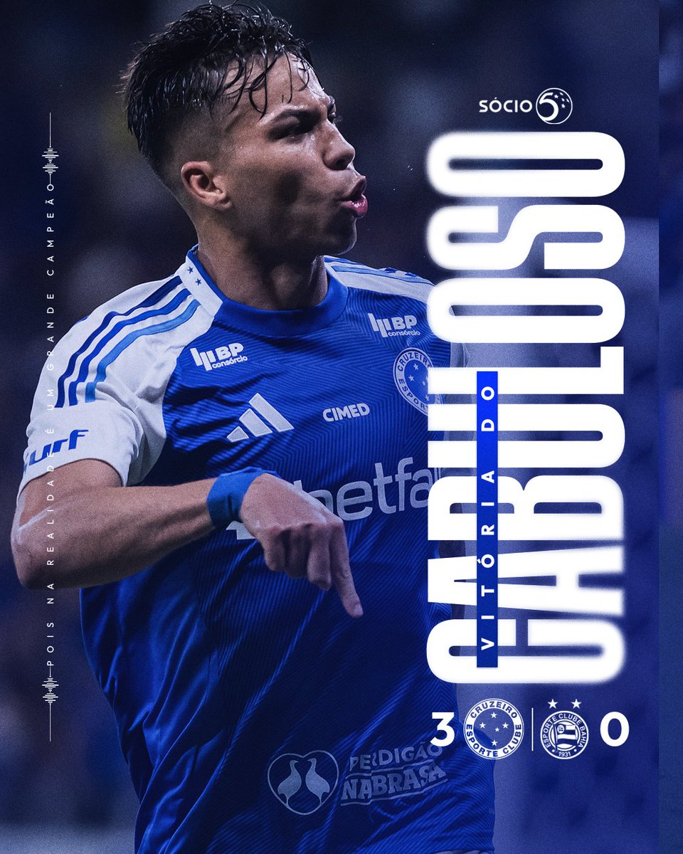 Cruzeiro ๐ฆ (@cruzeiro) on Twitter photo +๐ ๐๐๐๐๐๐ ๐๐๐๐ ๐ ๐๐๐๐๐๐๐๐ ๐๐๐๐๐๐๐๐ ๐๐๐๐๐๐๐ ๐๐๐๐๐! ๐ฆ
โฝ Com dois gols de Kaio Jorge e um de Lucas Romero, o Cabuloso vence a segunda partida em casa no Brasileirรฃo! VAMOOOOOOS!!! ๐
#CRUxBAH #GrandeCampeรฃo +๐ ๐๐๐๐๐๐ ๐๐๐๐ ๐ ๐๐๐๐๐๐๐๐ ๐๐๐๐๐๐๐๐ ๐๐๐๐๐๐๐ ๐๐๐๐๐! ๐ฆ
โฝ Com dois gols de Kaio Jorge e um de Lucas Romero, o Cabuloso vence a segunda partida em casa no Brasileirรฃo! VAMOOOOOOS!!! ๐
#CRUxBAH #GrandeCampeรฃo
