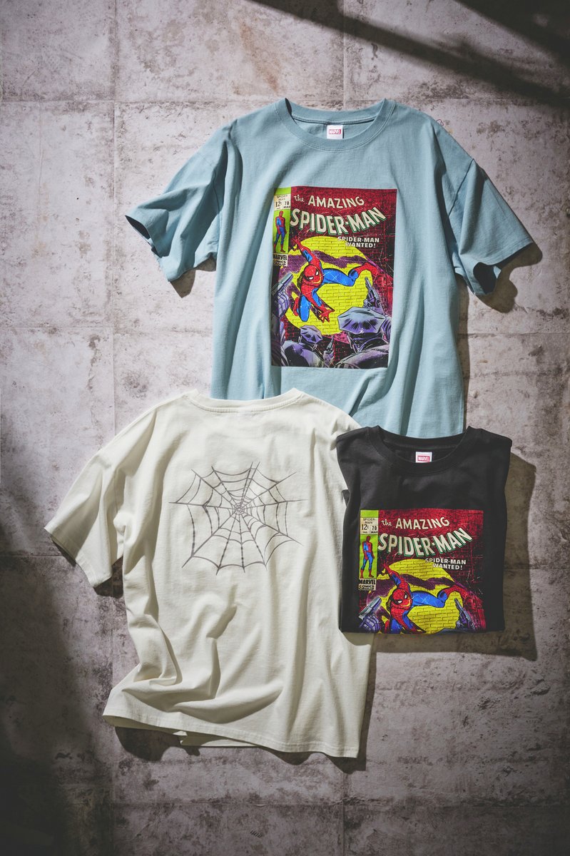 マーベル オリジナルのTシャツが新登場🔥 #スパイダーマン や