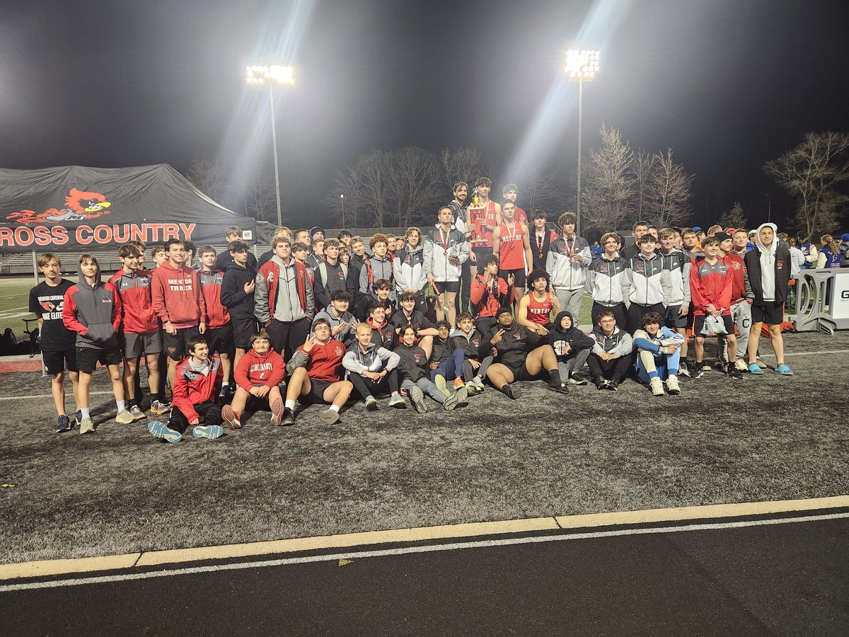 Boys track wins Mentor Relays! Girls team runner up! Great job Cards! #onceacard #thestandard