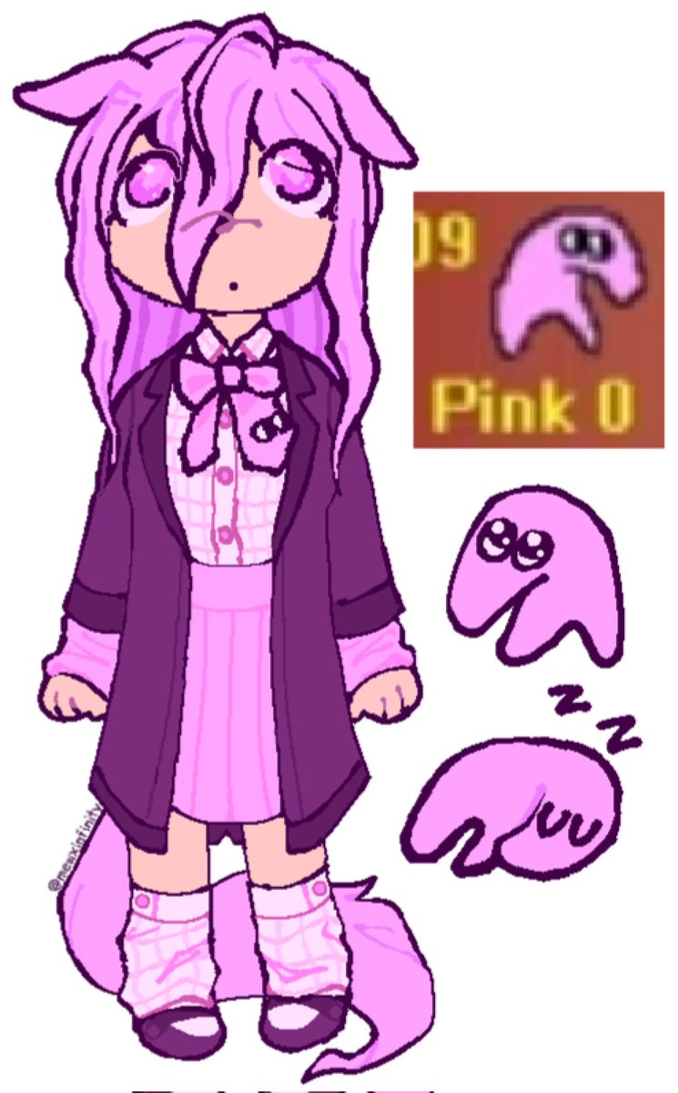 mewxinfinity's tweet photo. Pink gijinka this time YAY🌸🌸🌸 
very pinkful individual
#horseracetests https://t.co/zh5NVMIjYO