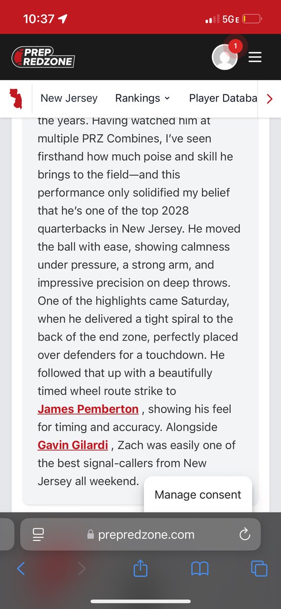 Zach Merhar (@zachmerhar7) on Twitter photo Thank you <a href="/JonDavalosFB/">Jonathan Davalos</a> and <a href="/PrepRedzone/">Prep Redzone ๐</a> for the write up and being named a top performer, had a great time at the PA Tournament. <a href="/PaulVIFootball1/">Paul VI Football</a> <a href="/ScuderiStephen/">Steve Scuderi</a> <a href="/TheCoachMarv/">Marvin Brown-Anderson</a> <a href="/CoachGolden_PVI/">DJ Golden</a> <a href="/AlPopsFootball/">๐๐ ๐๐จ๐ฉ๐ฌ</a> <a href="/NextLevelQBs/">Marcus Hammond - NLG (Next Level Greats)</a> Thank you <a href="/JonDavalosFB/">Jonathan Davalos</a> and <a href="/PrepRedzone/">Prep Redzone ๐</a> for the write up and being named a top performer, had a great time at the PA Tournament. <a href="/PaulVIFootball1/">Paul VI Football</a> <a href="/ScuderiStephen/">Steve Scuderi</a> <a href="/TheCoachMarv/">Marvin Brown-Anderson</a> <a href="/CoachGolden_PVI/">DJ Golden</a> <a href="/AlPopsFootball/">๐๐ ๐๐จ๐ฉ๐ฌ</a> <a href="/NextLevelQBs/">Marcus Hammond - NLG (Next Level Greats)</a>