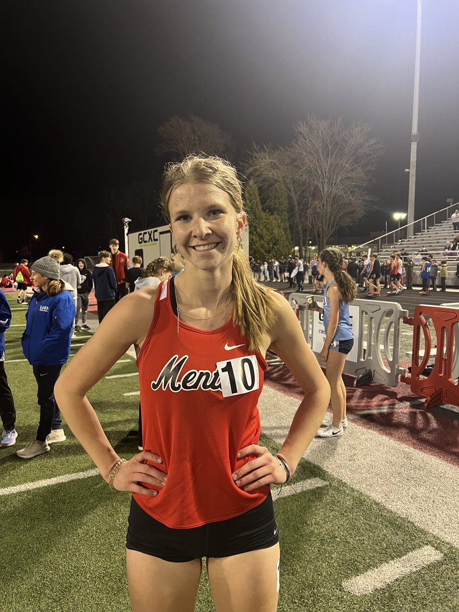 🥇Congratulations to Nora Kraska on winning the 1600 at the Mentor Cardinal Relays!
#Compete