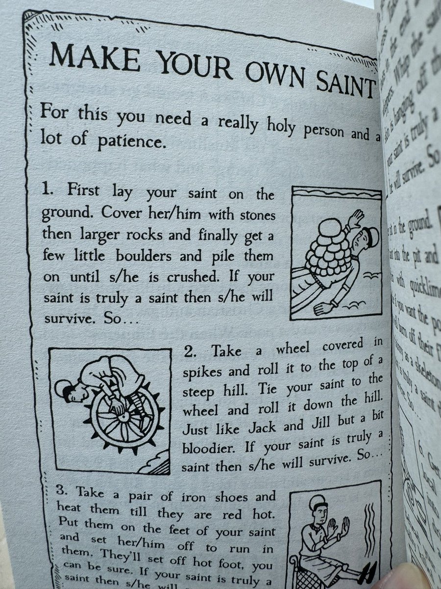 It’s time to “Make Your Own Saint”! Step One ⬇️ is my favorite: but please swap those dull stones for brutal tramplers! 🪨👞

#GoodFriday