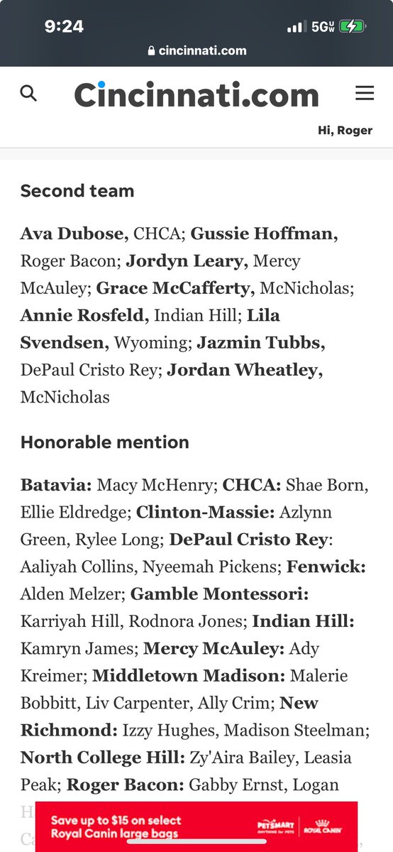 McNick Women's Basketball (@mcnickwbb) on Twitter photo Congrats to our McNick Rockets ๐๐who made the Cincinnati Enquirer All-Stars.
โญ๏ธFirst Team- <a href="/MiaNienaber25/">Mia Nienaber</a> โญ๏ธSecond Team- Jordan Wheatley โญ๏ธSecond Team- Grace McCafferty
โญ๏ธRJ Strange (Coach of the Year) Congrats to our McNick Rockets ๐๐who made the Cincinnati Enquirer All-Stars.
โญ๏ธFirst Team- <a href="/MiaNienaber25/">Mia Nienaber</a> โญ๏ธSecond Team- Jordan Wheatley โญ๏ธSecond Team- Grace McCafferty
โญ๏ธRJ Strange (Coach of the Year)