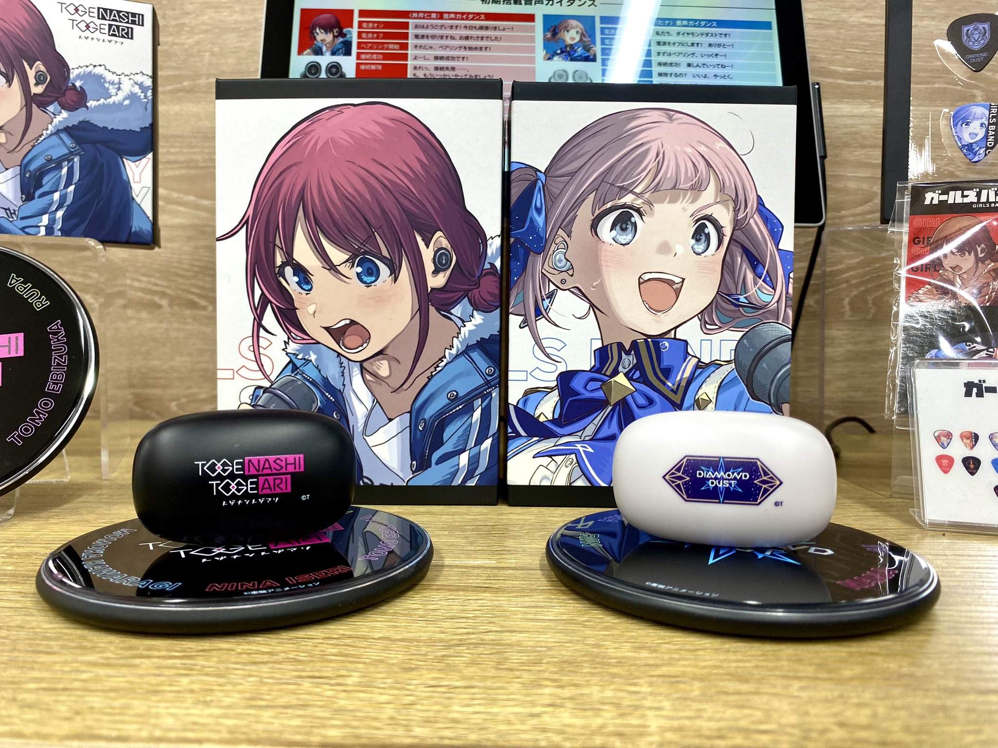 ONKYO ワイヤレスイヤホン ガールズバンドクライ ダイヤモンドダスト ヒナ オリジナルTVアニメ「ガールズバンドクライ] 録り下ろし音声搭載