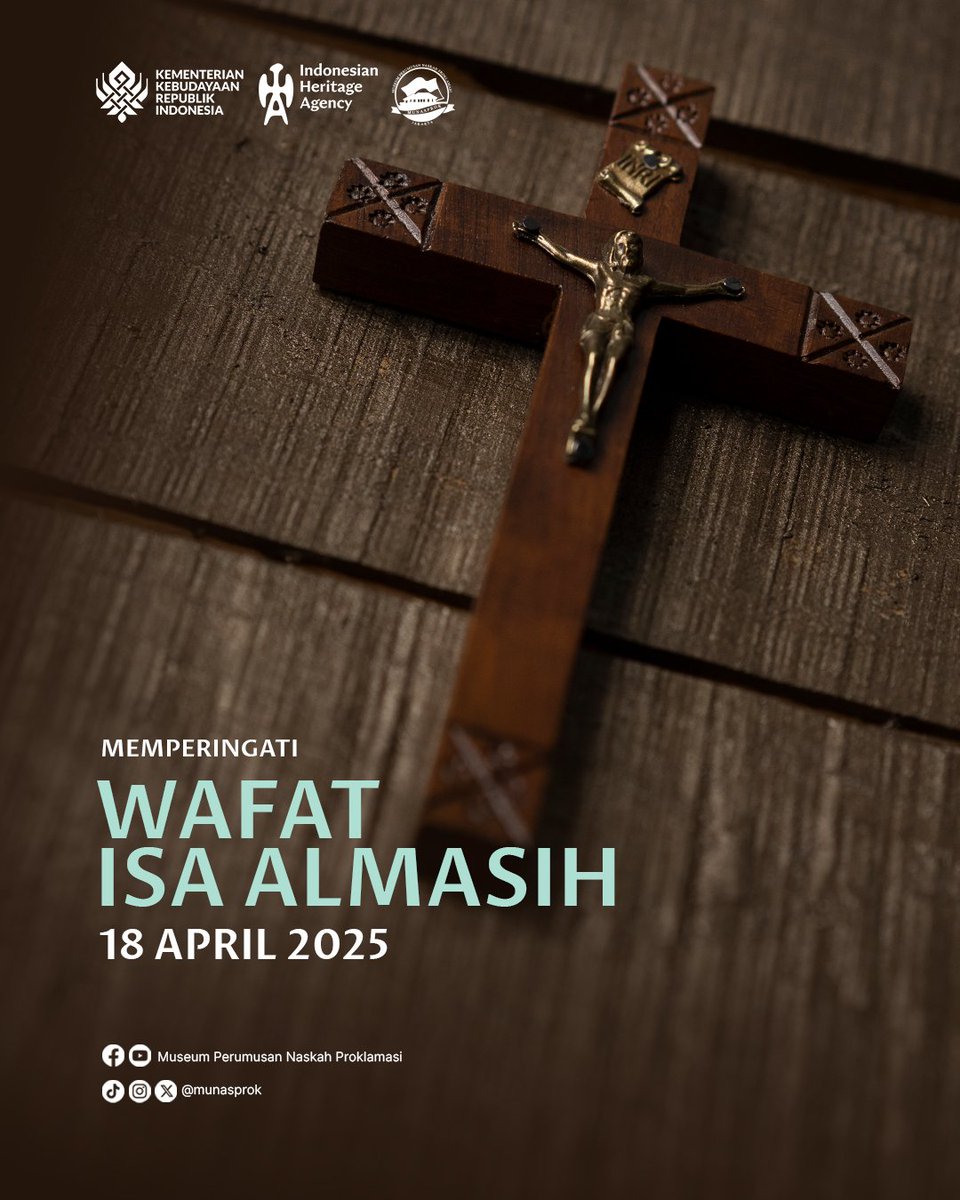 munasprok's tweet photo. Halo, #SahabatMunasprok, Selamat Hari Jumat Agung !

Semoga pengorbanan dan sengsara Kristus menghapuskan semua dosa dan membawa damai sejahtera untuk kita semua.

#Munasprok #GoodFriday #JumatAgung https://t.co/YRfa3IoK0O