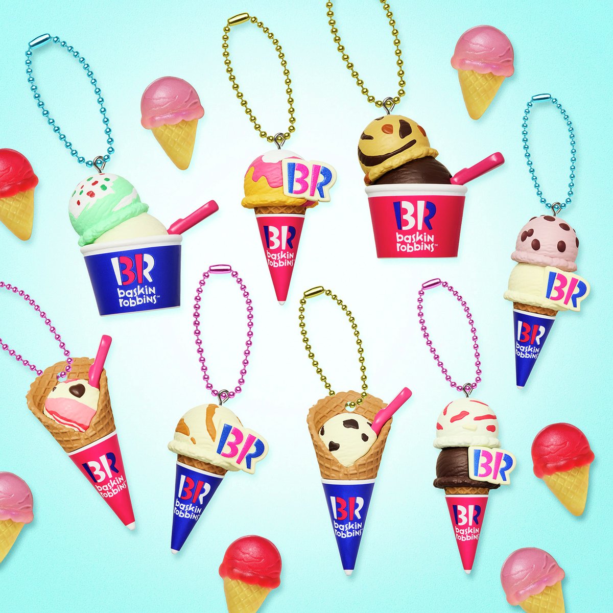 📣9月発売決定📣／ #サーティワンアイスクリーム マスコットつきグミ2