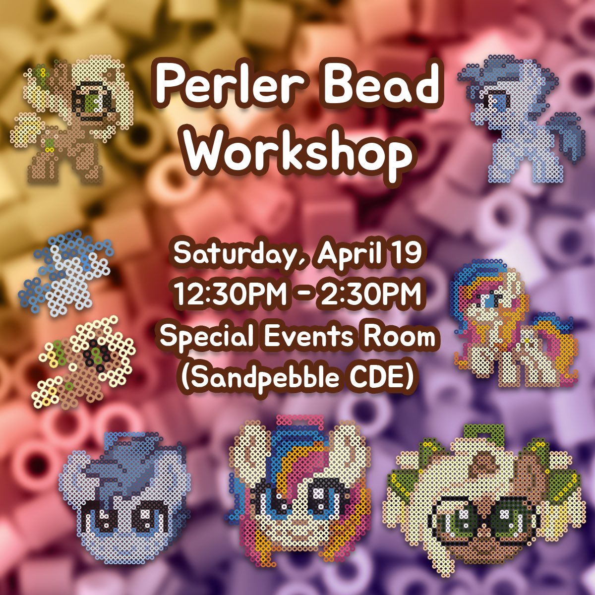 fannytastical's tweet image. My panels at @BABSCon 💖 Swing by and make a badge or create a perler piece of one of BABSCon's mascots, cohosted with @KrazyKariana & @TinyEquine 👀