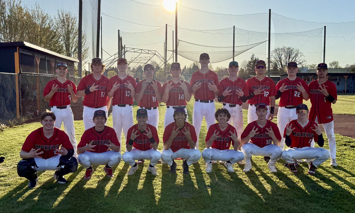 The boys take the W and the series win against a tough Battle Ground team! Way to go Papermakers!