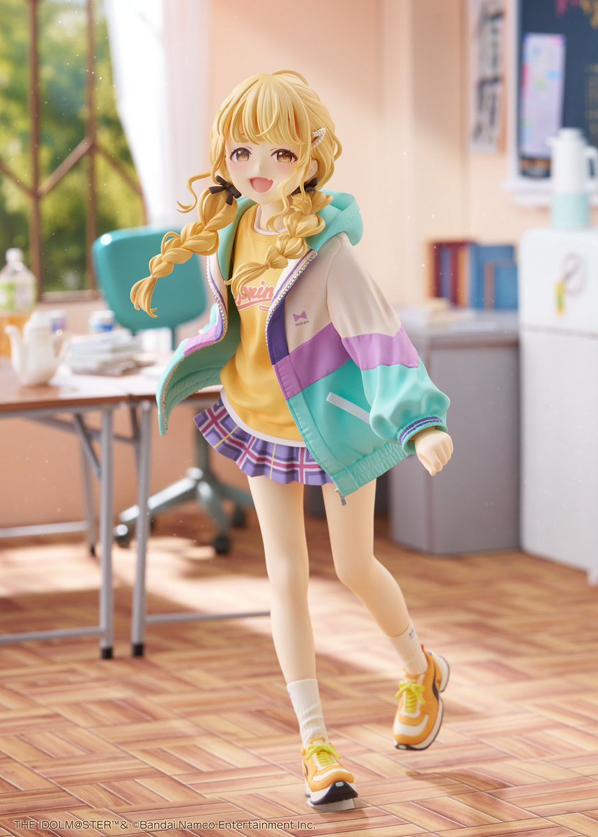 plum_naka's tweet image. \あ!プロデューサー!お疲れ様でぇ~~っす♪/
「学園アイドルマスター」より藤田ことねちゃんがフィギュアになりました💛
フィギュアになっても世界一かわいいことねちゃんをお迎えください♪
#PLUM 直販限定豪華版は、ウィンク・照れ顔パーツ付き!
▼詳細はツリーから▼
#学マス #idolmaster