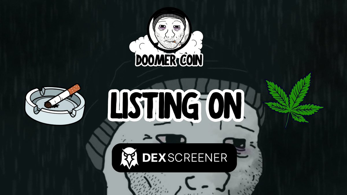 $DOOMER is now Listing on DexScreener
dexscreener.com/solana/cghi1ng…