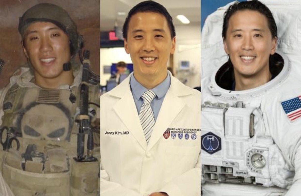 Jonny Kim, a 41-year-old former Navy SEAL, served over 100 combat missions as a combat medic and sniper with Task Unit Bruiser. He earned Silver and Bronze Star medals, serving alongside notable figures like Jocko Willink and Chris Kyle.

He graduated summa cum laude with a