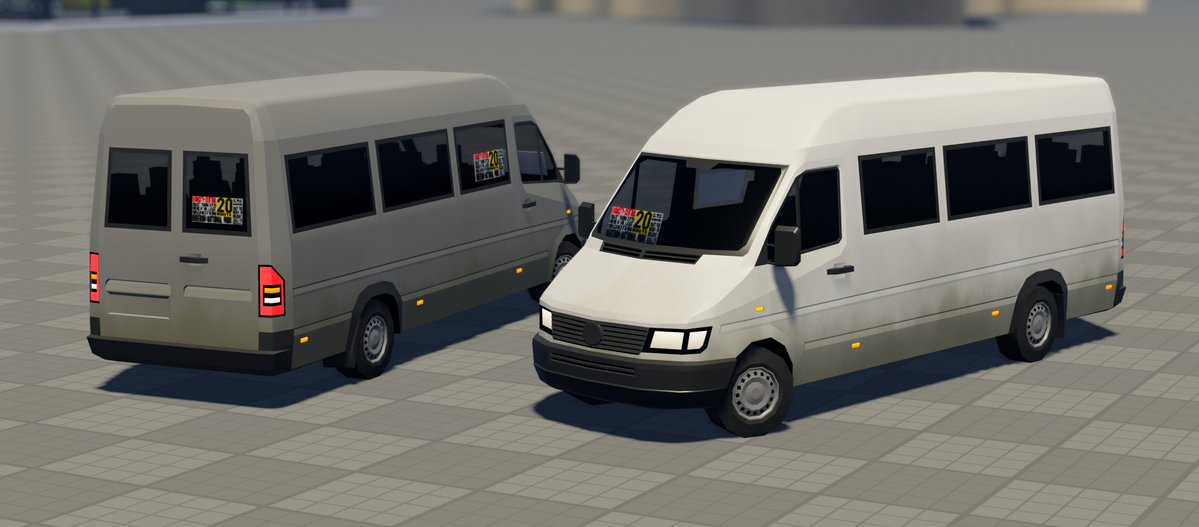 Made some Marshrutkas

#RobloxDev #Roblox