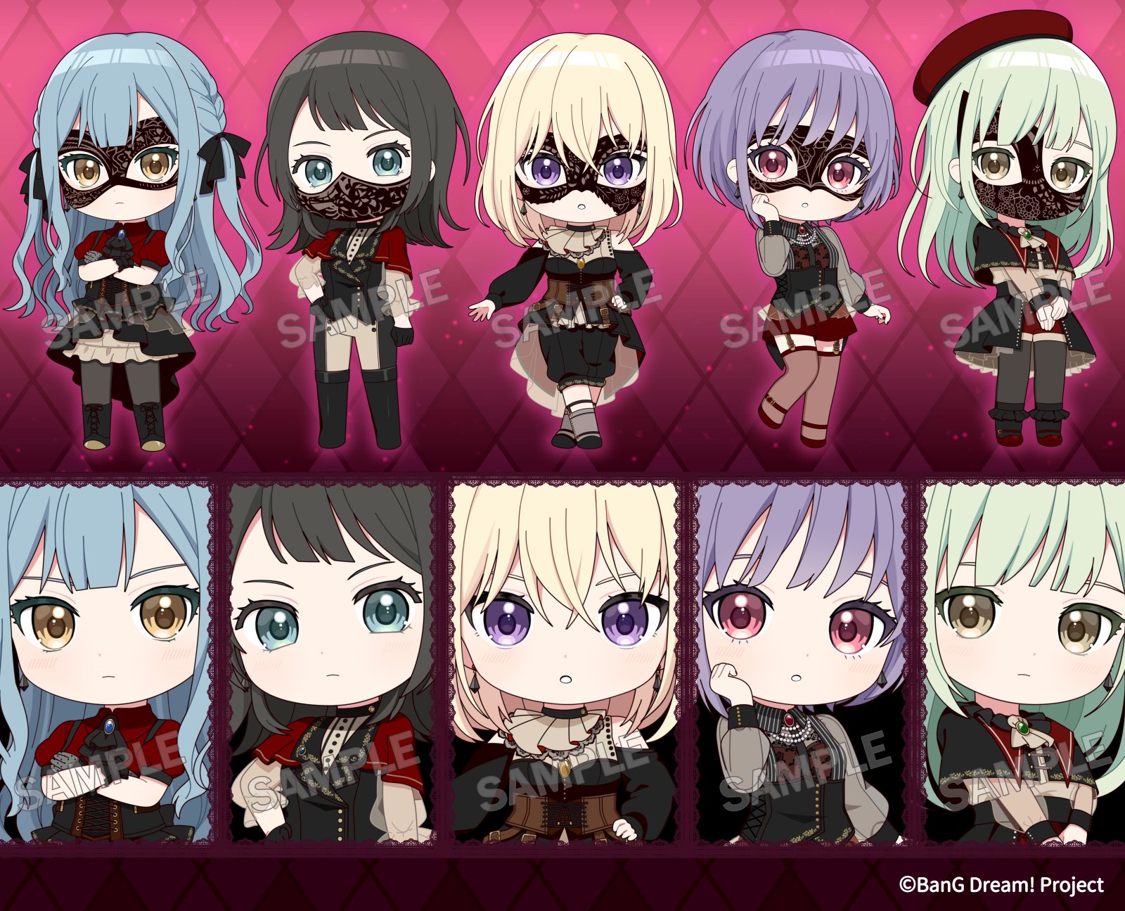 バンドリ avemujica アクリルコースターグラッテ コンプ バンドリ Ave