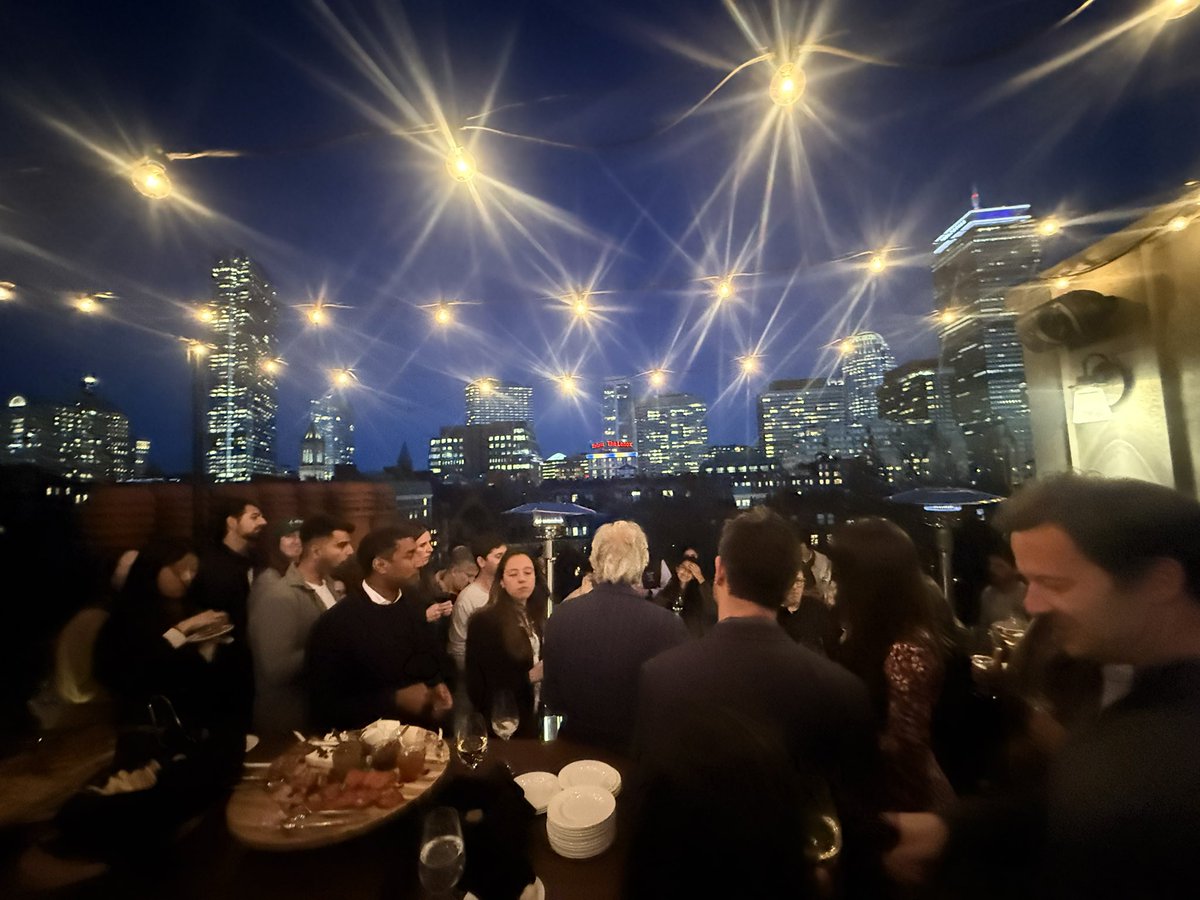 See - Boston can have roof-deck founder-filled events too! 
(4 months a year ☀️) 

<a href="/HarvardHBS/">Harvard Business School</a>