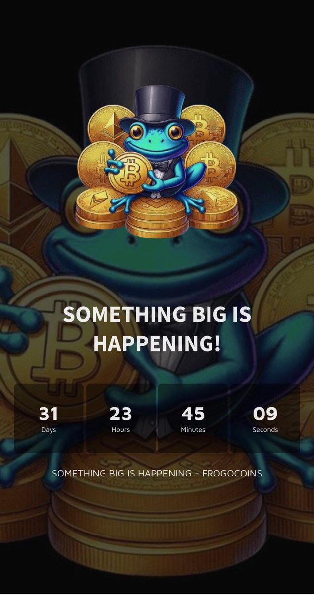 Frogocoinss's tweet photo. FrogoCoin Update! Launch is now May 20th, 2025. Why? Because we're building something AMAZING, and it needs to be PERFECT. More time = more security, more polish, MORE HYPE. Countdown dropping soon at https://t.co/5h2iGuzwZl. Get ready.

#SolanaSumme
#MemeCoinMadness #FrogoCoin, #Solana, #MemeCoin, #CrMpto, #Atcoin, #eb3, #DeF. #NFT, #Bulish, #TotheMoon #ArogoCoin #DeFi
#MemeCoinSeason2025
#StakingMemecoln #Crypto #ArogGang
#ToTheMoon #nmemecoin