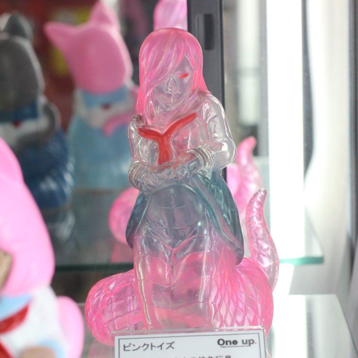 ピンクトイズ から傘娘　ソフビ　桃色玩具　官能ソフビ インディーズソフビ ピンクトイズ から傘娘 桃色玩具 官能ソフビ 昭和和レトロ秘宝館