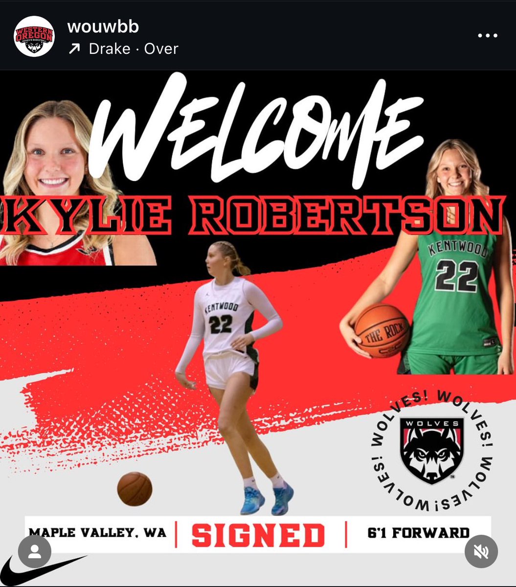 WOUWBB (@wouwbb) on Twitter photo WELCOME TO THE PACK Kylie Robertson‼️🐺❤️A 6’1 Forward from Maple Valley, WA transferring from CSUN. Kylie is bringing her shooting ability, rebounding & competitive spirit to our Wolves Family. In HS, Kylie averaged a double double & was named MVP of a state tournament game. WELCOME TO THE PACK Kylie Robertson‼️🐺❤️A 6’1 Forward from Maple Valley, WA transferring from CSUN. Kylie is bringing her shooting ability, rebounding & competitive spirit to our Wolves Family. In HS, Kylie averaged a double double & was named MVP of a state tournament game.