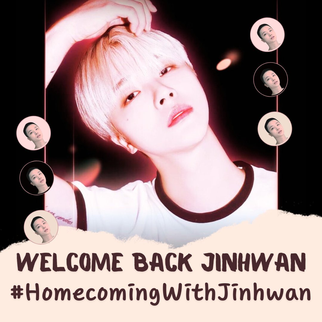 #JINHWAN HOMECOMING HASHTAG EVENT

#️⃣: Hashtags

.WELCOME BACK JINHWAN
#.HomecomingWithJinhwan

🗓 Apr 18, 11:30PM KST

*Follow the right capitalization
*DO NOT use the tags before the event

#김진환 #진환  #JAY #ジナン
#iKON #아이콘