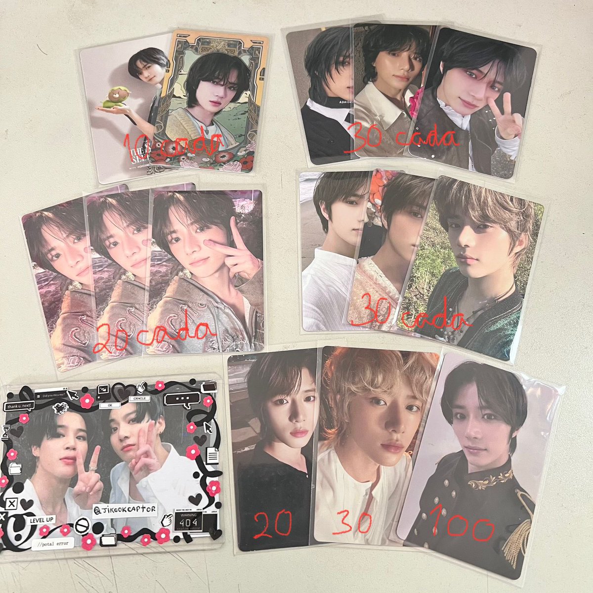 jikookcaptor's tweet photo. venda/vendo - BEOMGYU

• SET 410,00 + frete 
• frete 15,00 reais (módico) ou superfrete
• pagamento imediato (não vendo separado)
• feedbacks no fix! 

> pode abrir ceg ^^ https://t.co/JubPyIbyS9