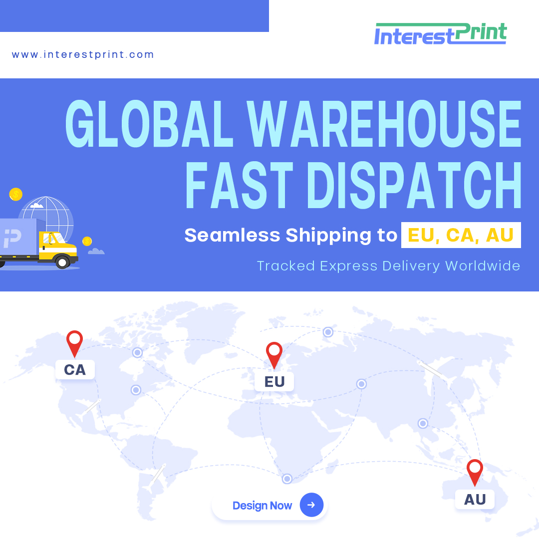 Interest_Print's tweet image. 🌎 Ready to ship worldwide in no time! 🚚 Seamless, fast delivery to the EU, CA, and AU with tracked express service. Get your custom products delivered quickly and efficiently! ✨ #GlobalShipping #FastDispatch #interestprint_official