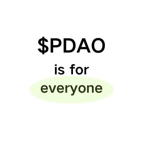 PDAO_sol's tweet image. PDAO is for everyone!