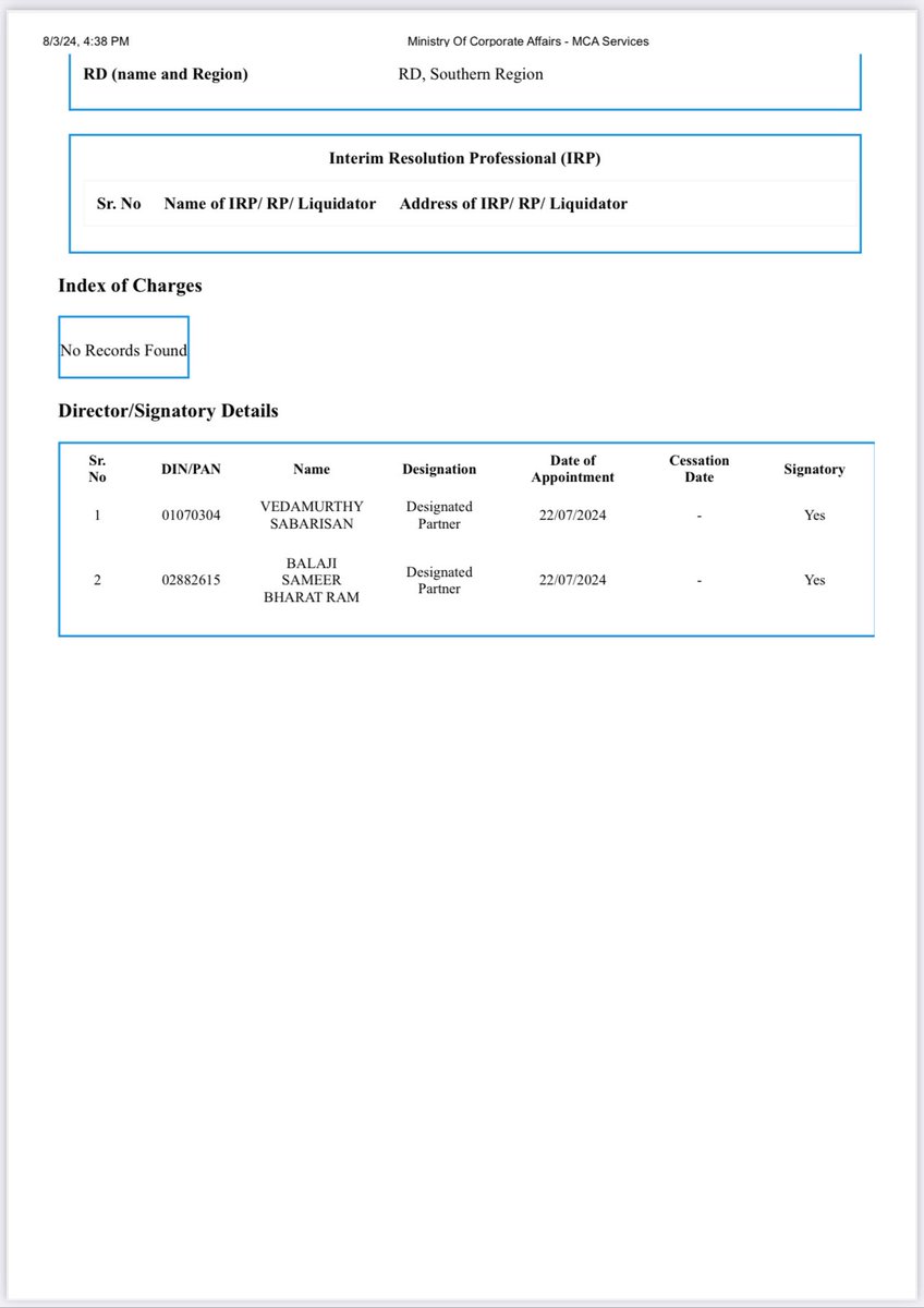 annamalai_k's tweet image. The Tamil Nadu Space Industrial Policy released yesterday was expected ever since TN CM Thiru @mkstalin’s son-in-law floated a space-tech startup. Thiru Sabareesan, the shadow CM of TN, is the designated partner of Vaanam Space LLP, incorporated on 22.07.2024.
With this firm…