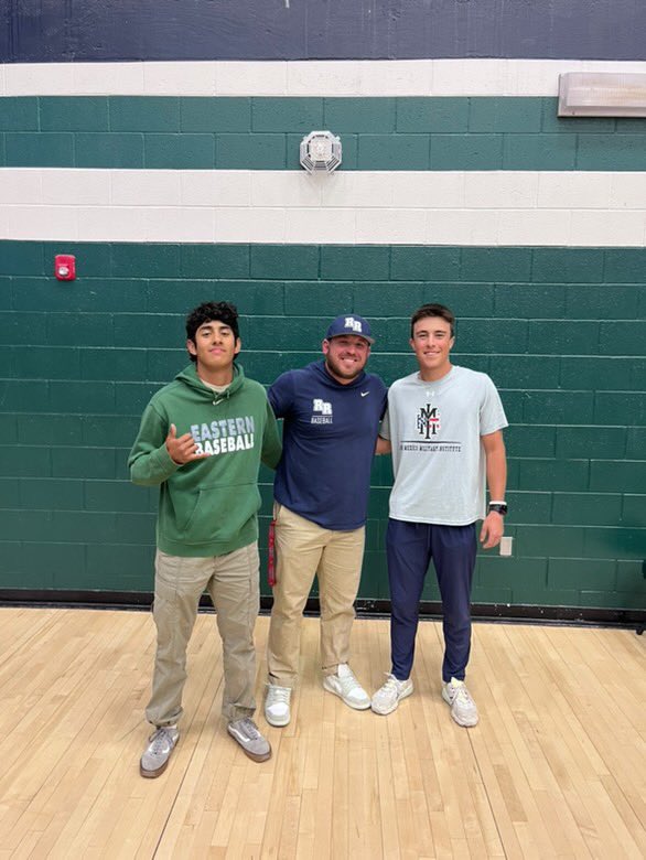 Had fun at both stops.. congrats to seniors Adan Bustos and <a href="/noahserna9/">noah_serna</a> on their signings with <a href="/ENMUBaseball/">ENMU Baseball⚾️</a> and <a href="/NMMI_Baseball/">New Mexico Military Institute Baseball</a>. Proud of these two rams!!  #alumni